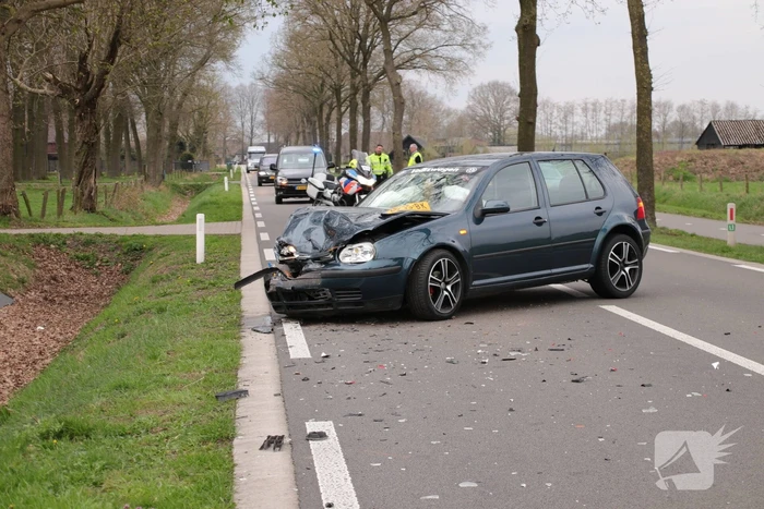 Ravage bij kop-staart aanrijding