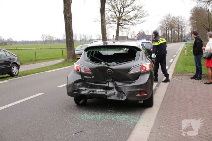 Ravage bij kop-staart aanrijding