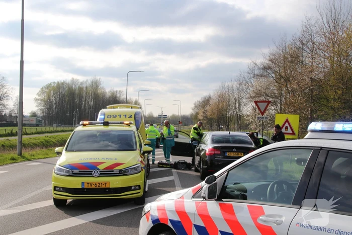Gewonde bij kop-staart aanrijding