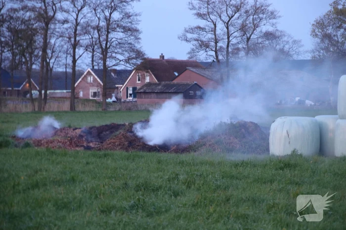 Broei veroorzaakt afvalbrand met veel rookontwikkeling
