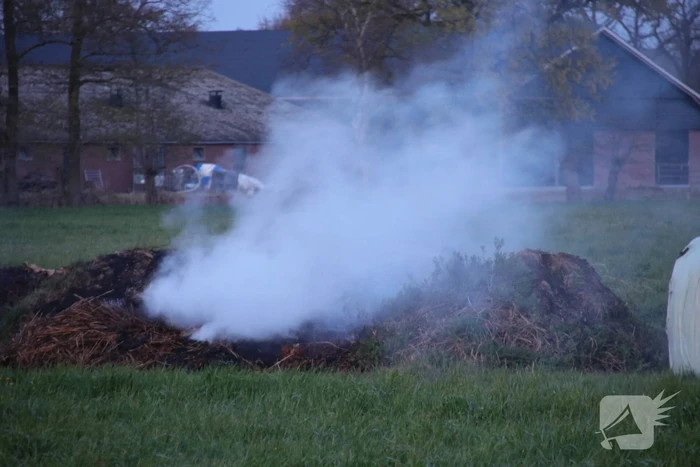 Broei veroorzaakt afvalbrand met veel rookontwikkeling