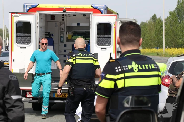 Gewonde bij kop-staart aanrijding