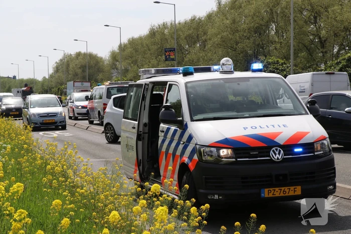 Gewonde bij kop-staart aanrijding