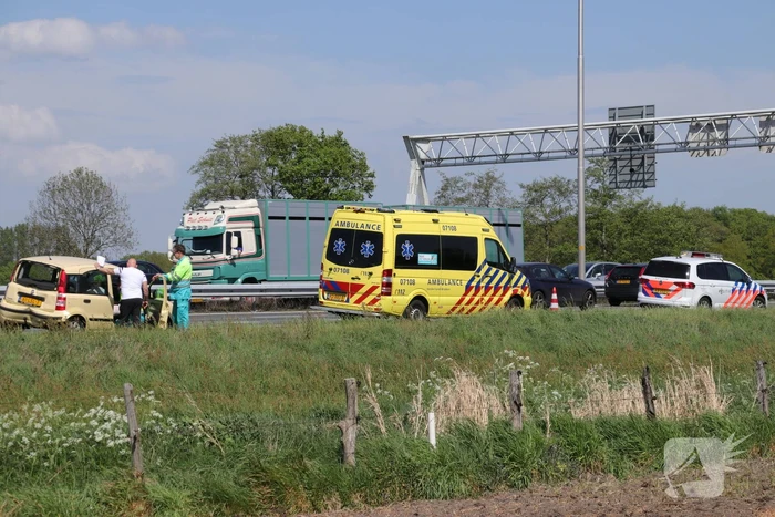 File na kop-staart aanrijding
