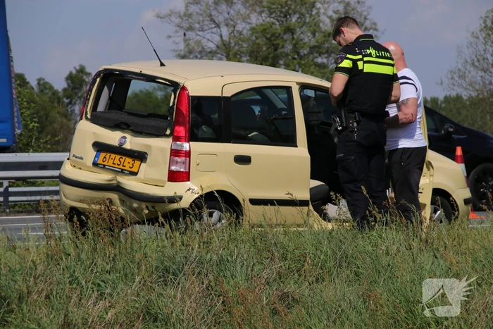 File na kop-staart aanrijding