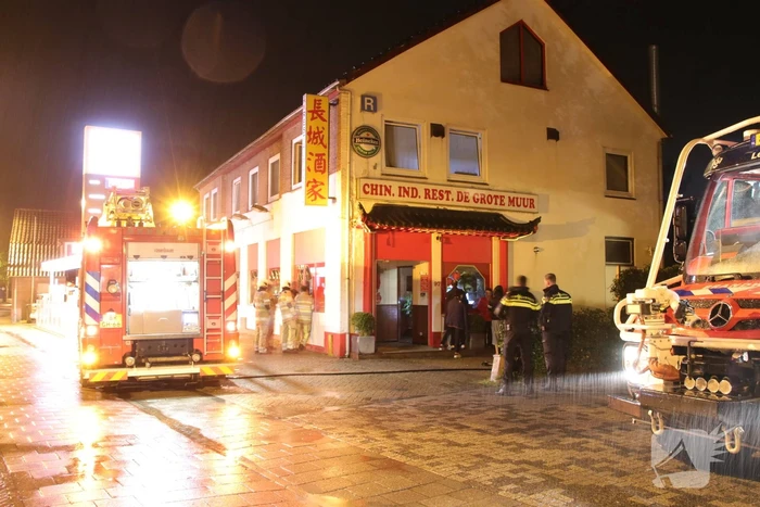 Korte felle brand in Chinees restaurant