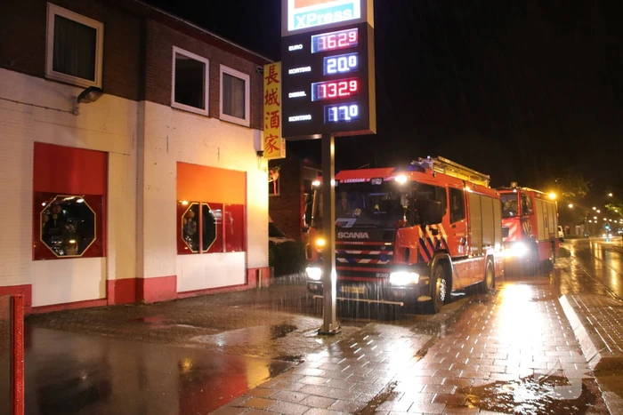 Korte felle brand in Chinees restaurant