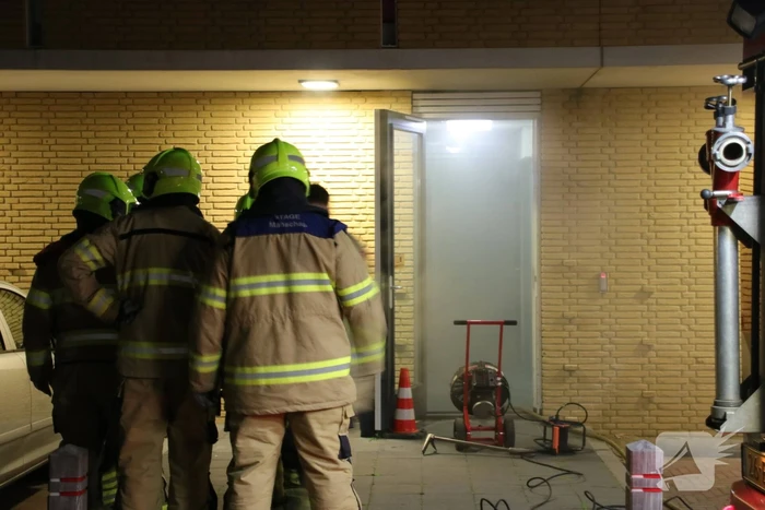 Veel rook bij brand in berging