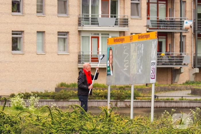 Start beplakking stembord voor Europese parlementsverkiezingen