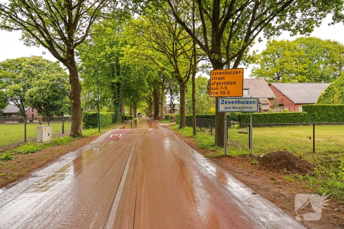 Herstelwerkzaamheden middengeleider fietsstraat