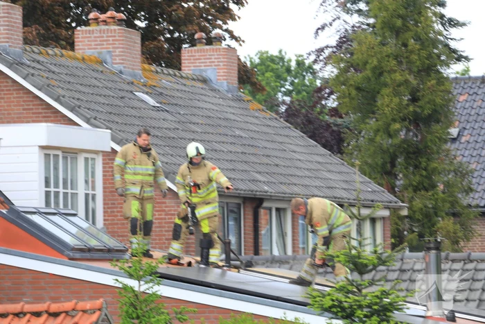 Veel rook bij brand in woning