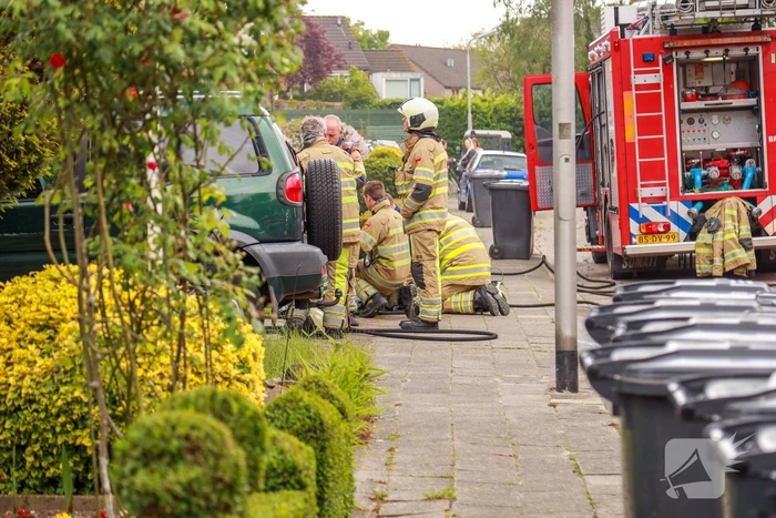 Veel rook bij brand in woning