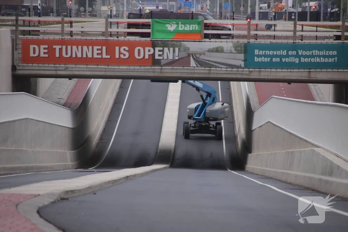 Harselaartunnel acht nachten afgesloten voor afrondende werkzaamheden