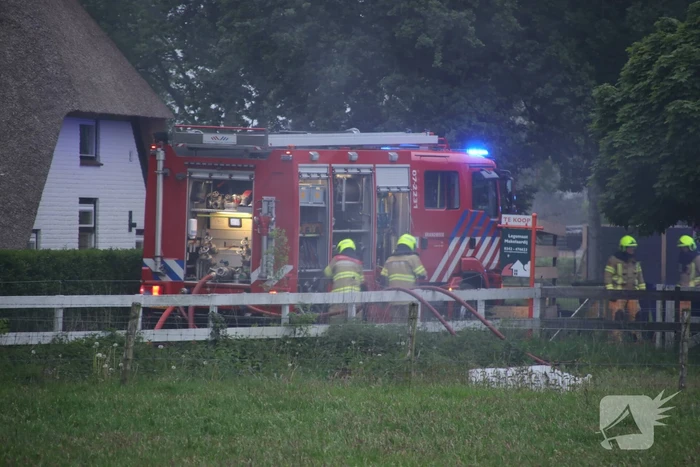 Schuur verwoest door brand