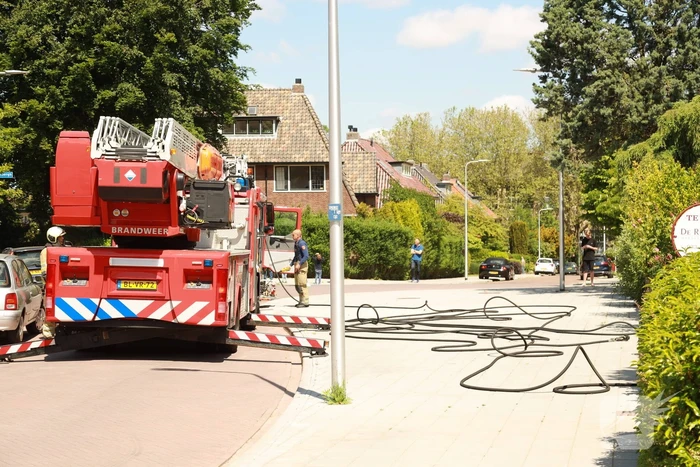 Brand op zolder
