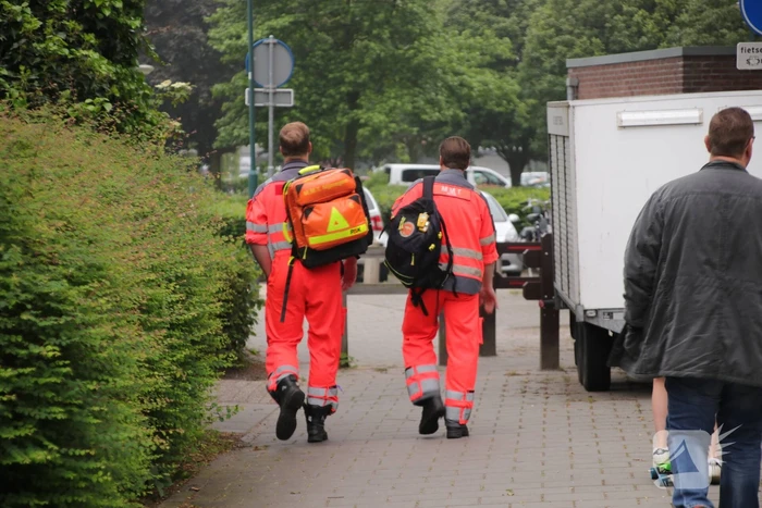 Vrouw raakt gewond na val van trap