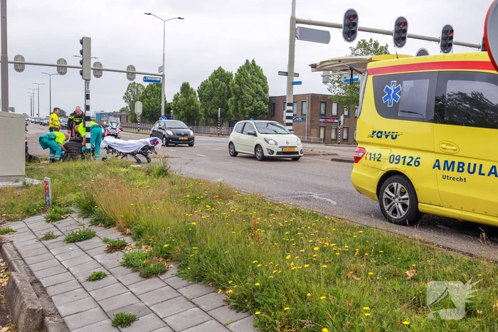 Scooterrijder gewond bij eenzijdig ongeval