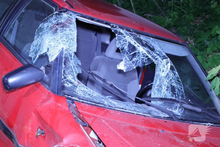 Gewonde bestuurder vlucht na crash