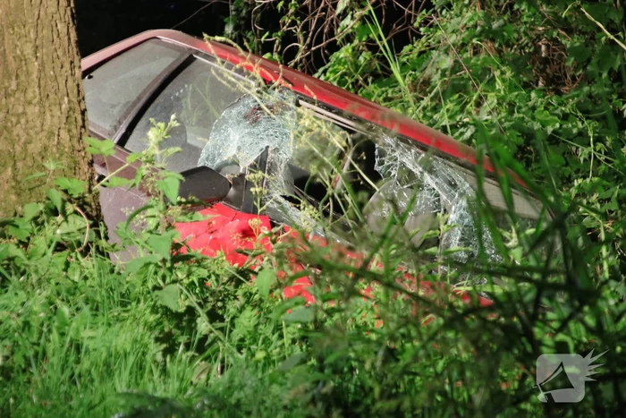 Gewonde bestuurder vlucht na crash