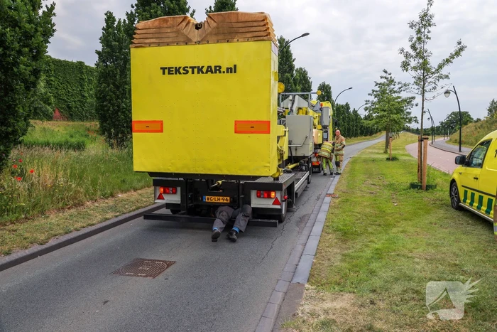Vastgelopen remmen zorgt voor verkeershinder