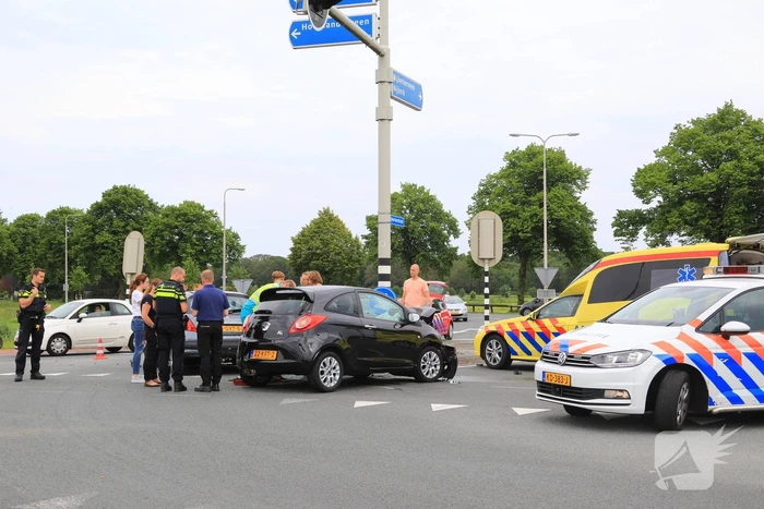 Gewonde bij ongeval op kruising