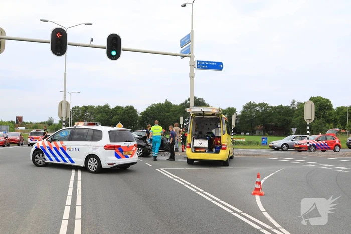 Gewonde bij ongeval op kruising
