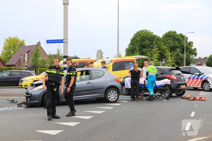 Gewonde bij ongeval op kruising