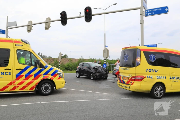 Gewonde bij ongeval op kruising