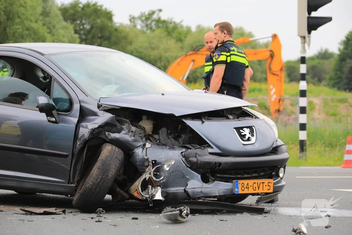 Gewonde bij ongeval op kruising