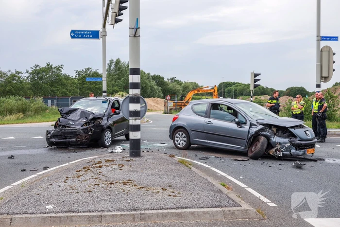 Gewonde bij ongeval op kruising