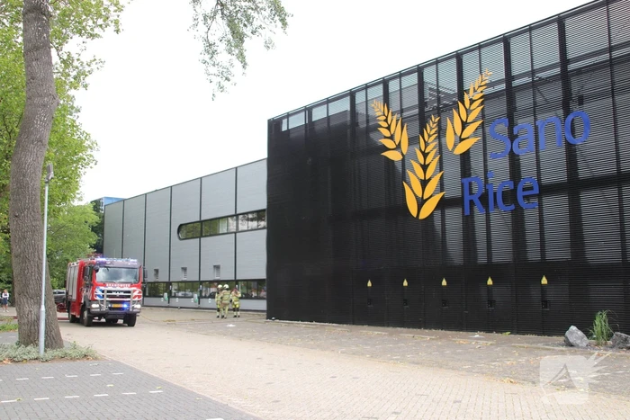 Bedrijfspand SanoRice ontruimd door brand