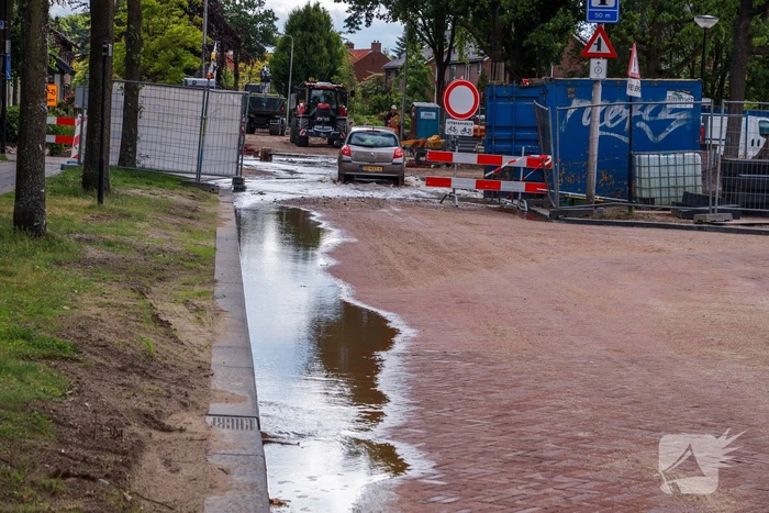 Waterballet na graafwerkzaamheden