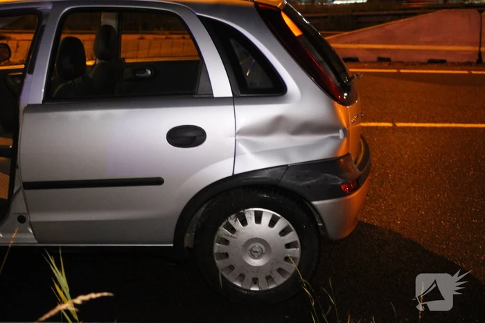 Opnieuw auto uit de bocht gevlogen
