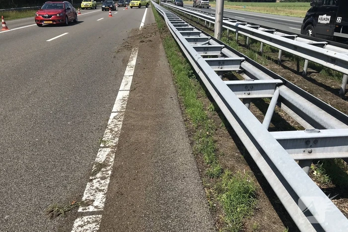 Rijstroken op A1 afgesloten na ongeval
