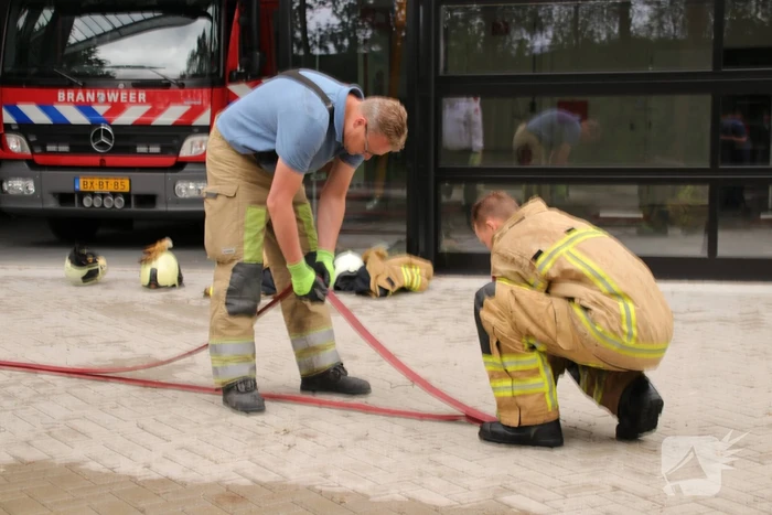 Herdenking omgekomen brandweerlieden bij kazerne Maarsbergen