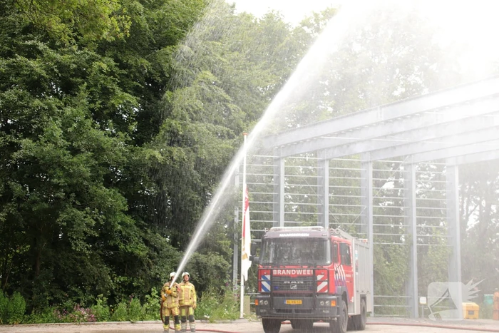 Herdenking omgekomen brandweerlieden bij kazerne Maarsbergen