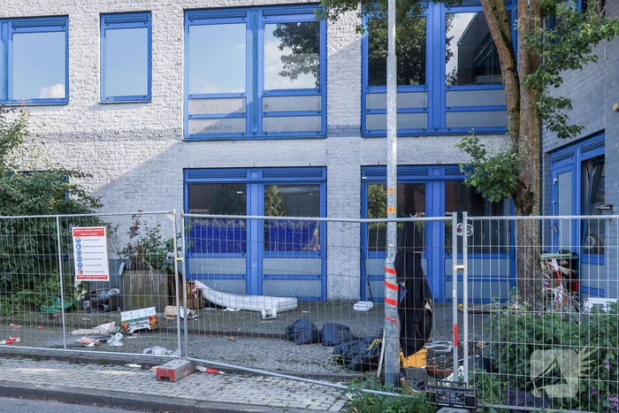 Veel troep achtergebleven na ontruiming kraakpand