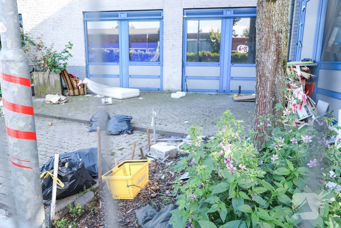 Veel troep achtergebleven na ontruiming kraakpand