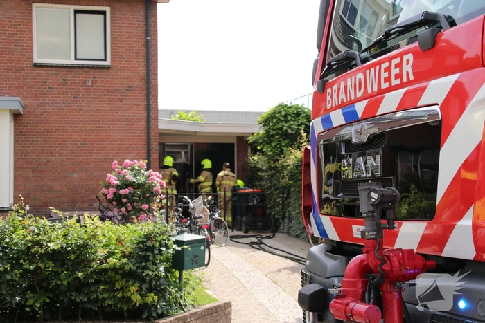 Gewonde bij woningbrand