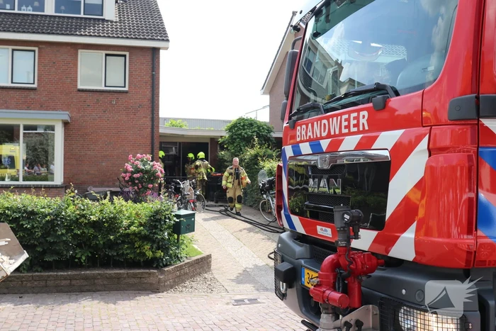 Gewonde bij woningbrand