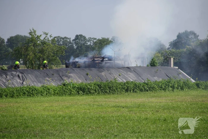 Schuur verwoest door brand