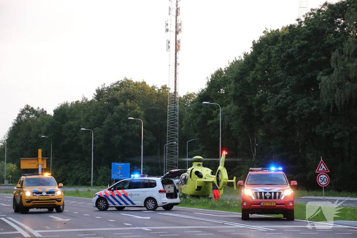 Zeer ernstige ongeval tussen twee voertuigen
