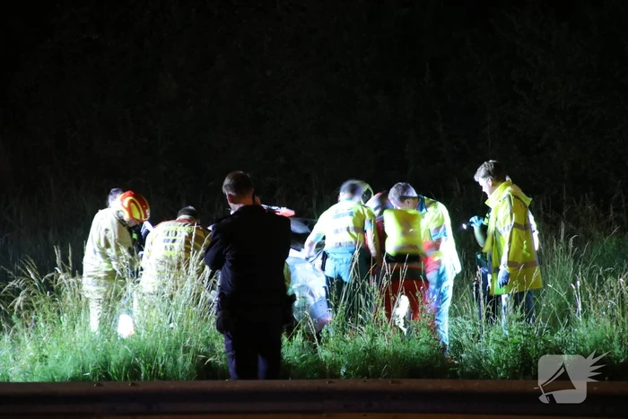 Bestuurder zwaargewond na lancering