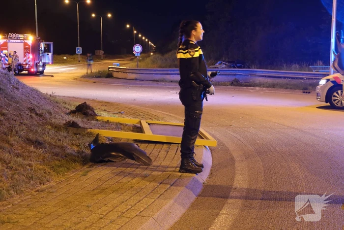 Bestuurder zwaargewond na lancering