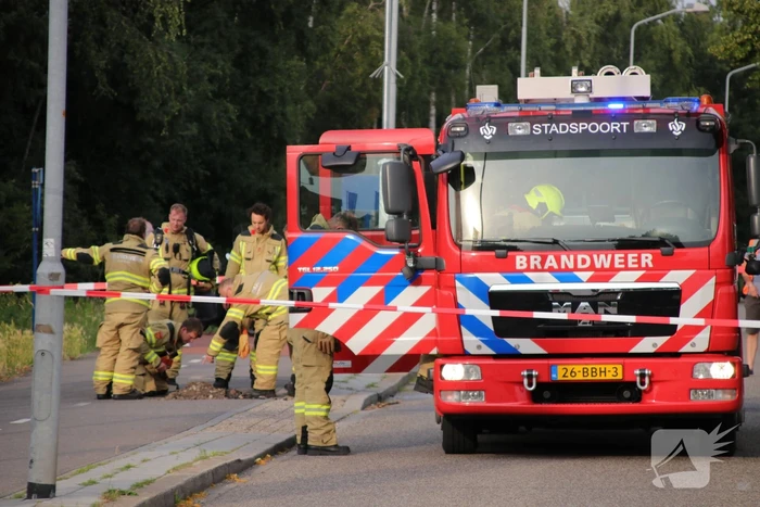 kortsluiting in ondergrondse kabel