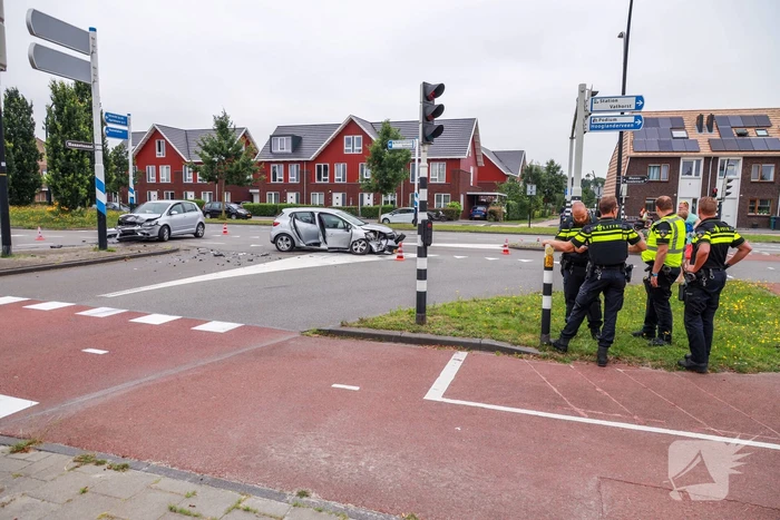Veel schade bij aanrijding