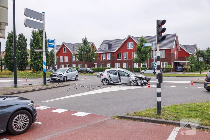Veel schade bij aanrijding