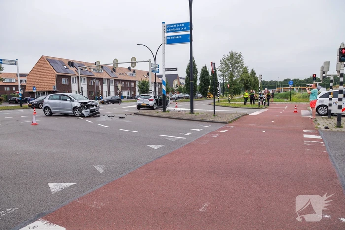 Veel schade bij aanrijding