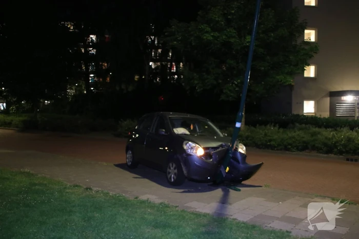Auto total loss na uitwijkmanoeuvre