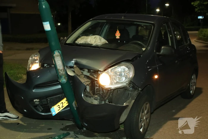 Auto total loss na uitwijkmanoeuvre